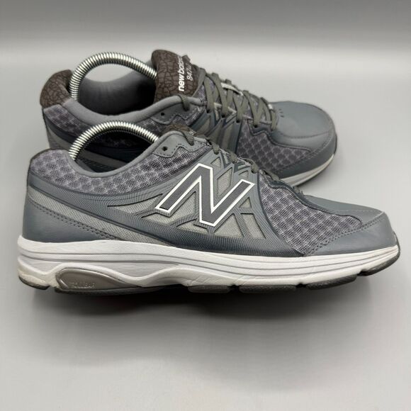 New Balance 847v2 Gray Leather Athletic Running Shoes Women Size 9 - Picture 1 of 9